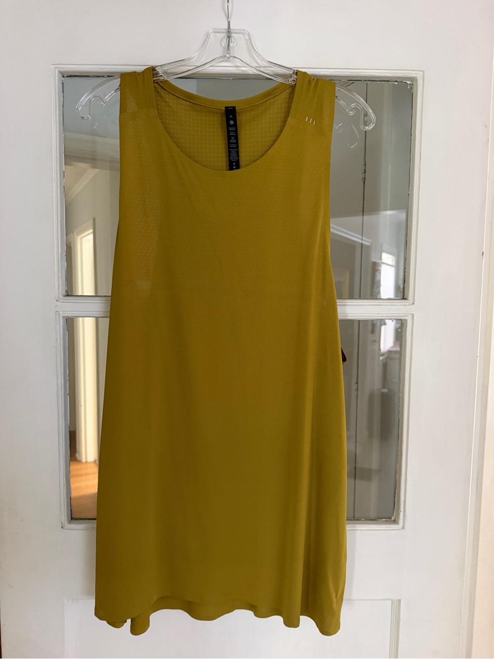lululemon athletica Sleeveless Shift Tank in Mustard